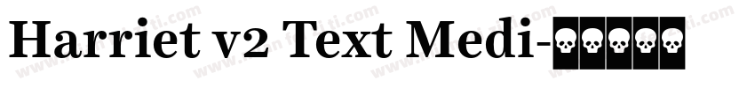 Harriet v2 Text Medi字体转换